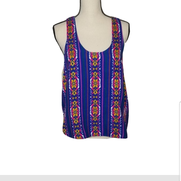 Jen's Pirate Booty Atlantic Embroidered Tank Royal Size M/L - Picture 12 of 14